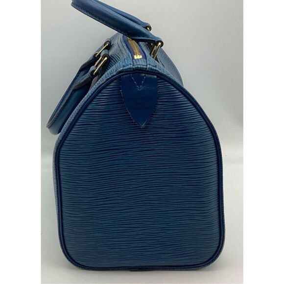 Louis Vuitton Blue Speedy 11 inch - Picture 2 of 9